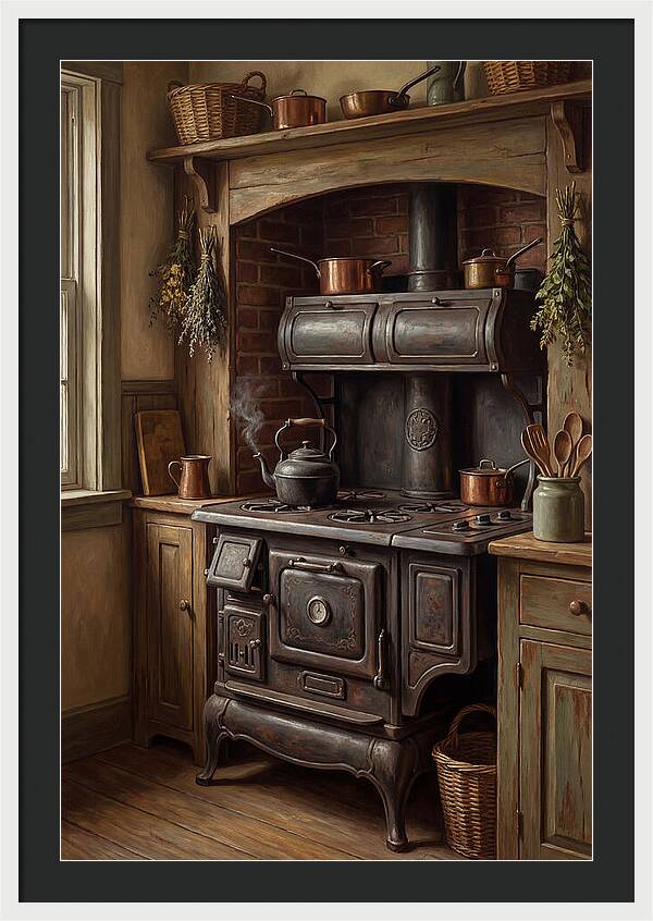 Vintage Cast Iron Range