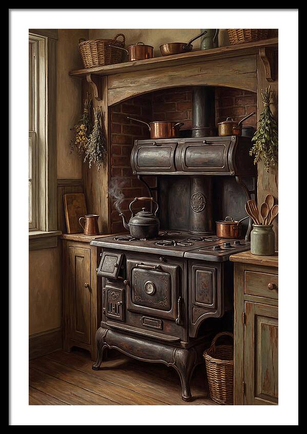 Vintage Cast Iron Range