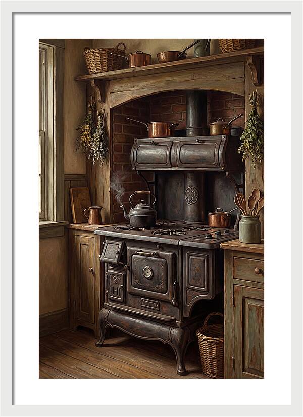 Vintage Cast Iron Range