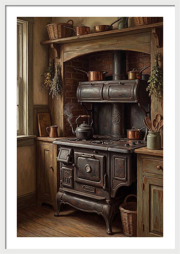 Vintage Cast Iron Range