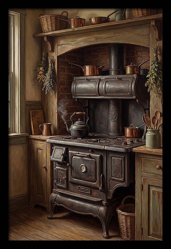 Vintage Cast Iron Range