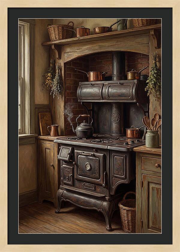 Vintage Cast Iron Range