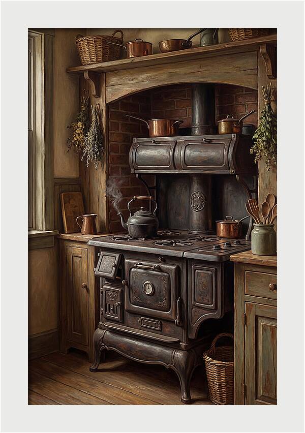 Vintage Cast Iron Range