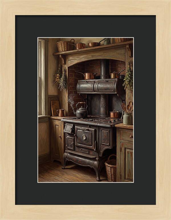 Vintage Cast Iron Range