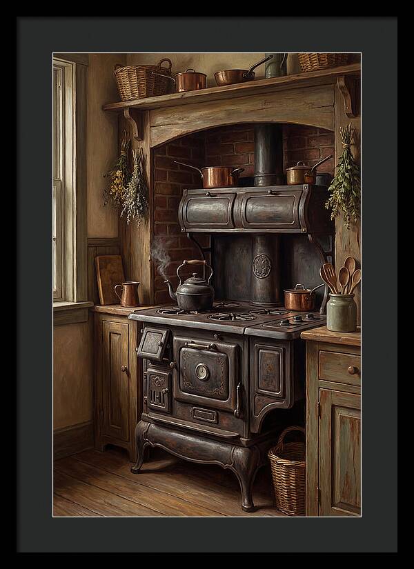 Vintage Cast Iron Range