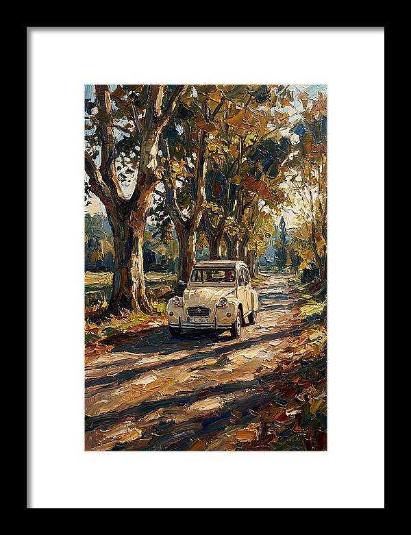 Vintage Citron Under Autumn Canopy