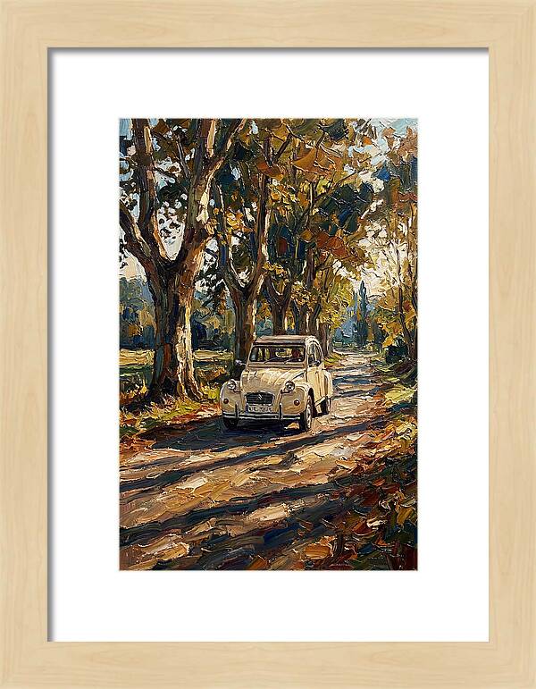 Vintage Citron Under Autumn Canopy