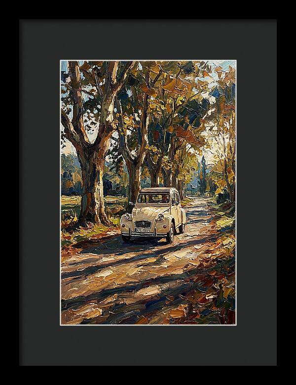 Vintage Citron Under Autumn Canopy