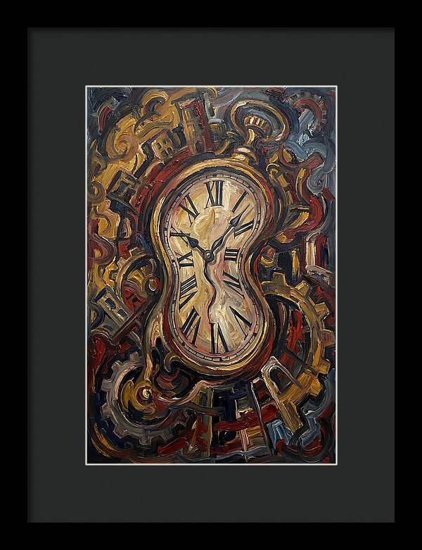Vintage Clock Surrounded By Chaos