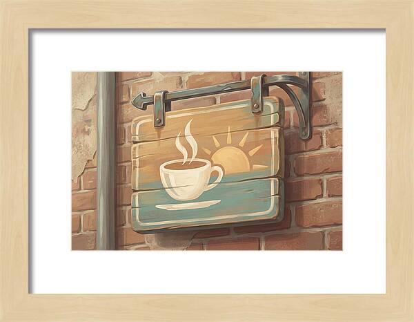 Vintage Coffee Shop Sign