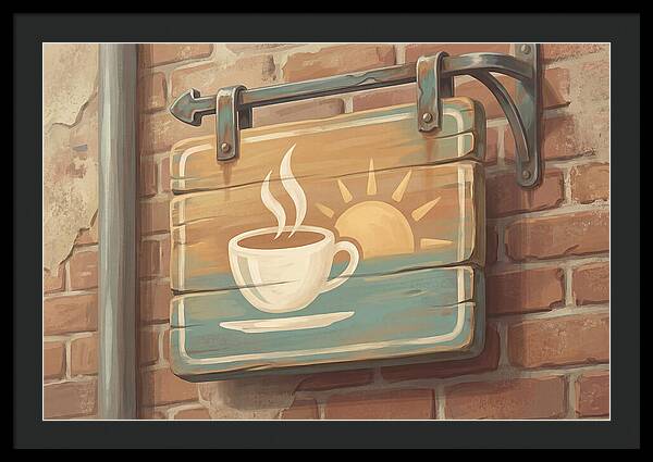 Vintage Coffee Shop Sign