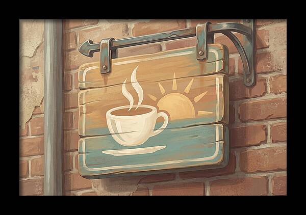Vintage Coffee Shop Sign