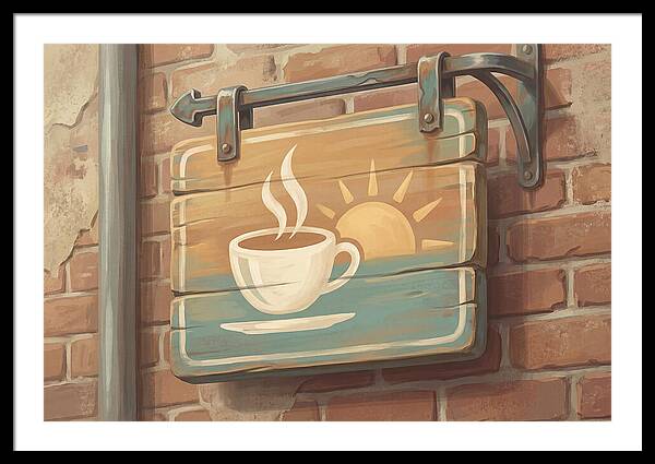 Vintage Coffee Shop Sign
