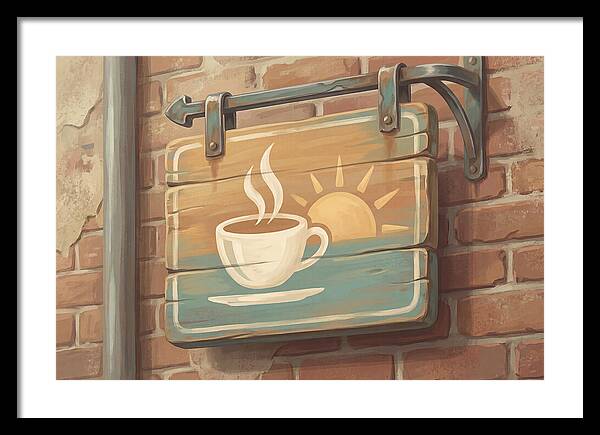 Vintage Coffee Shop Sign