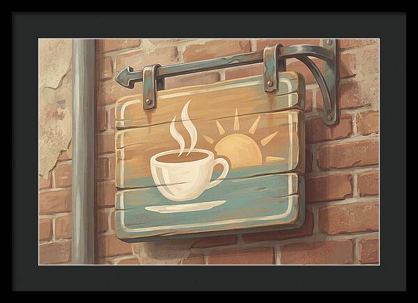 Vintage Coffee Shop Sign