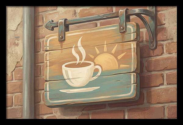 Vintage Coffee Shop Sign