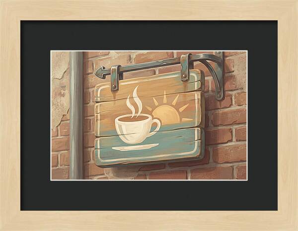 Vintage Coffee Shop Sign