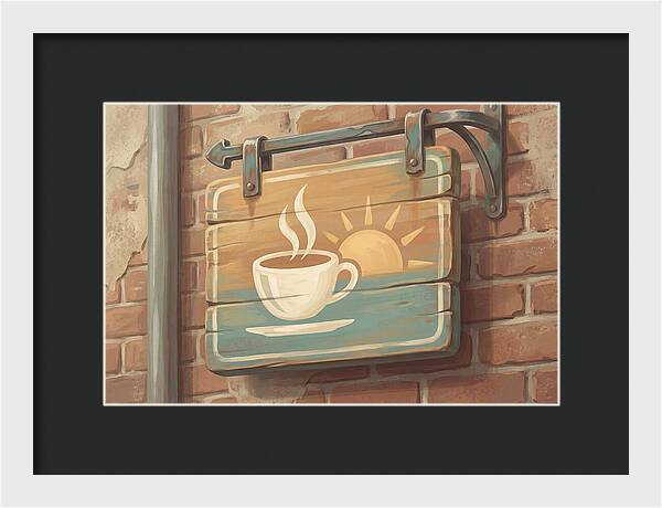 Vintage Coffee Shop Sign