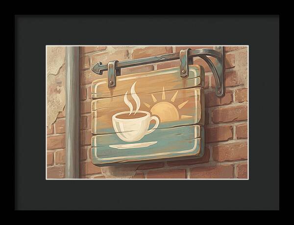 Vintage Coffee Shop Sign