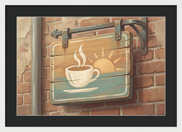 Vintage Coffee Shop Sign