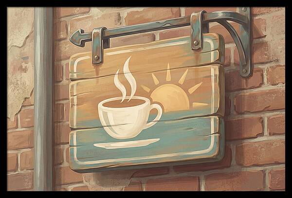 Vintage Coffee Shop Sign