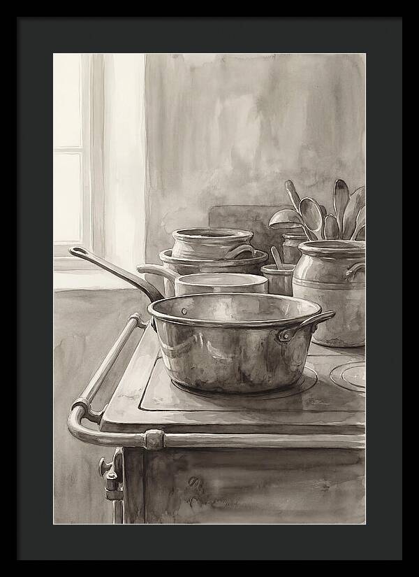 Vintage Copper Kitchen Still Life