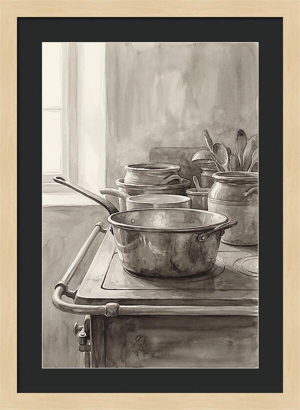 Vintage Copper Kitchen Still Life