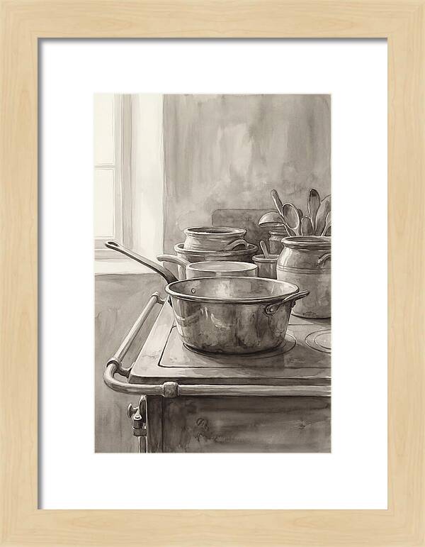 Vintage Copper Kitchen Still Life