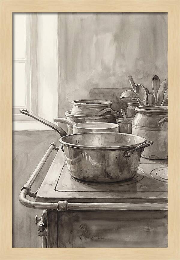 Vintage Copper Kitchen Still Life