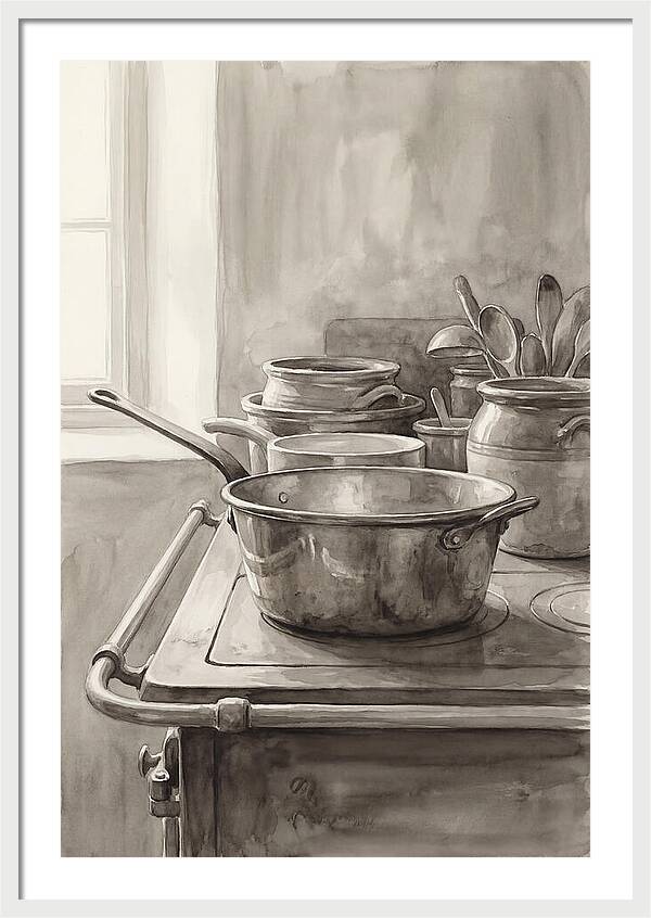 Vintage Copper Kitchen Still Life