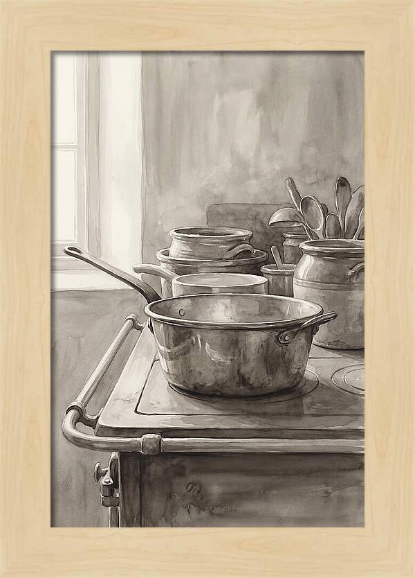 Vintage Copper Kitchen Still Life