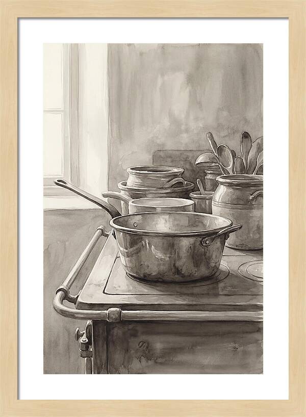 Vintage Copper Kitchen Still Life
