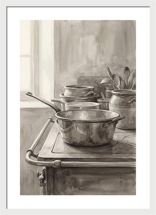 Vintage Copper Kitchen Still Life