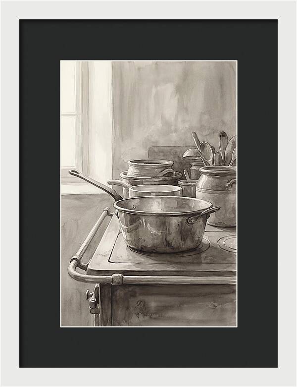 Vintage Copper Kitchen Still Life