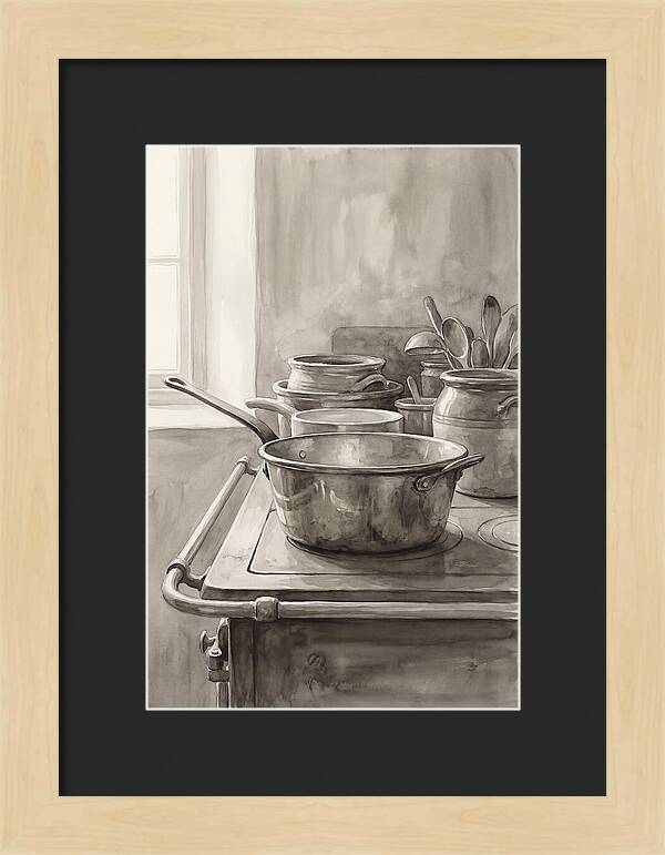 Vintage Copper Kitchen Still Life