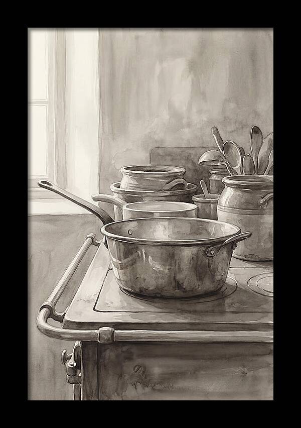Vintage Copper Kitchen Still Life