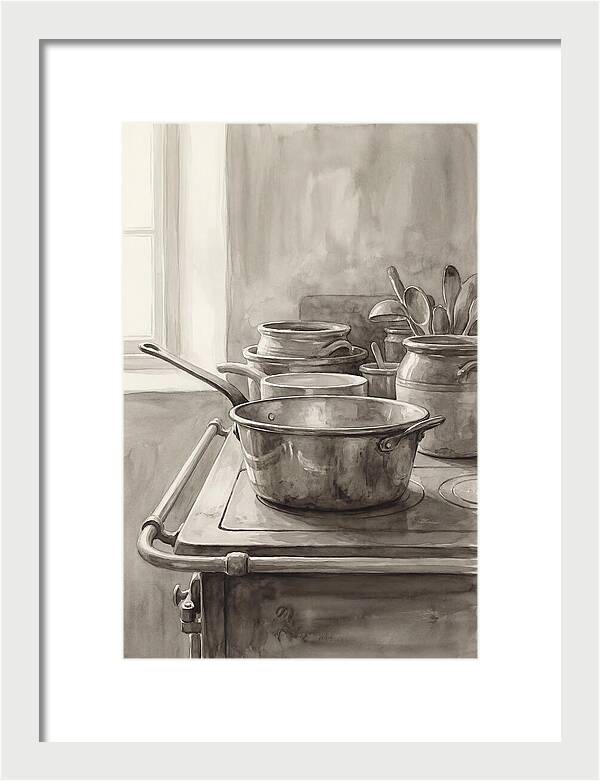 Vintage Copper Kitchen Still Life
