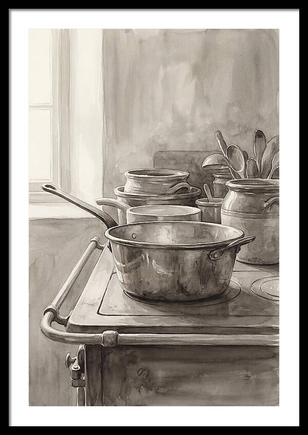 Vintage Copper Kitchen Still Life