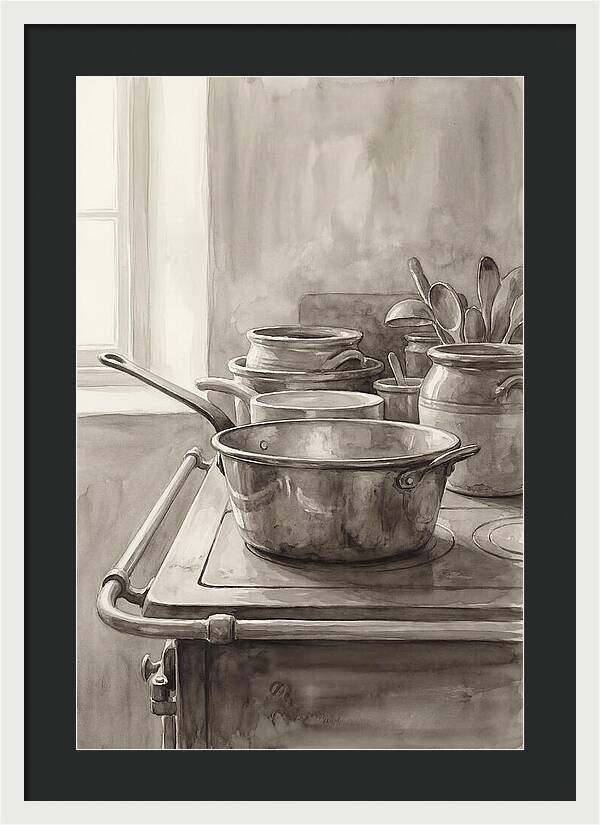 Vintage Copper Kitchen Still Life