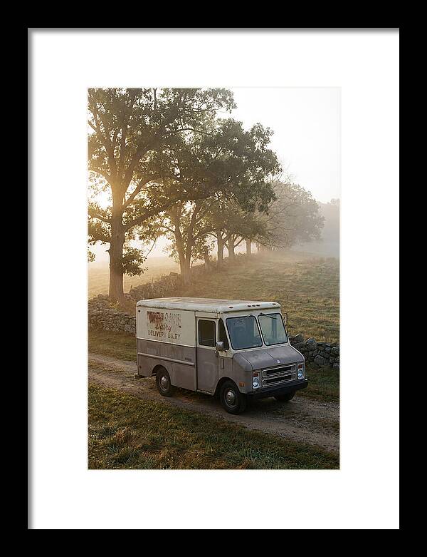 Vintage Dairy Delivery Truck