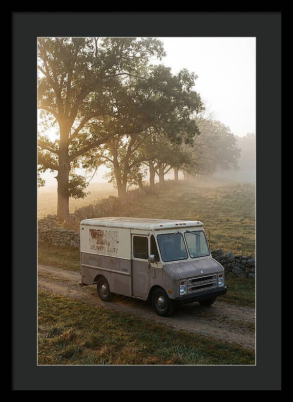 Vintage Dairy Delivery Truck
