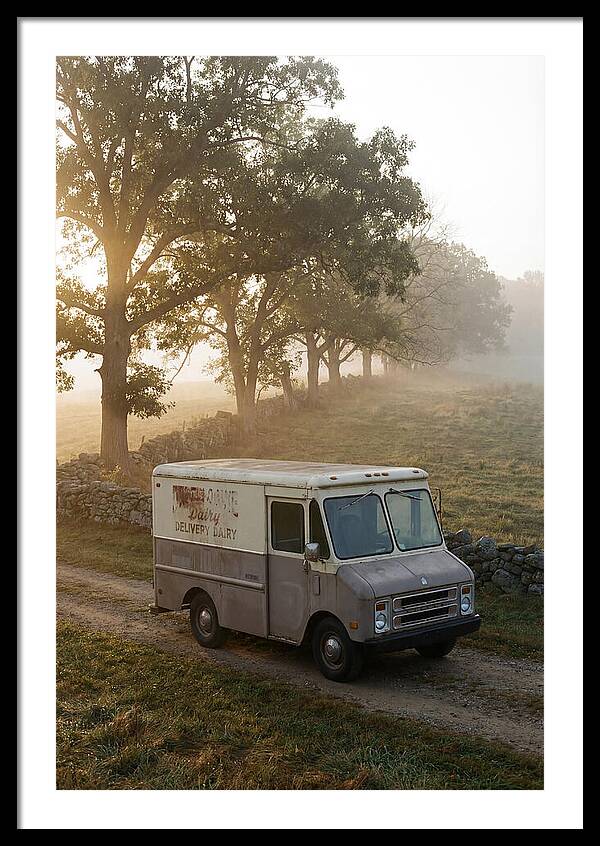 Vintage Dairy Delivery Truck