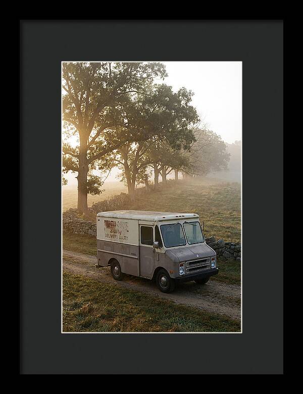 Vintage Dairy Delivery Truck