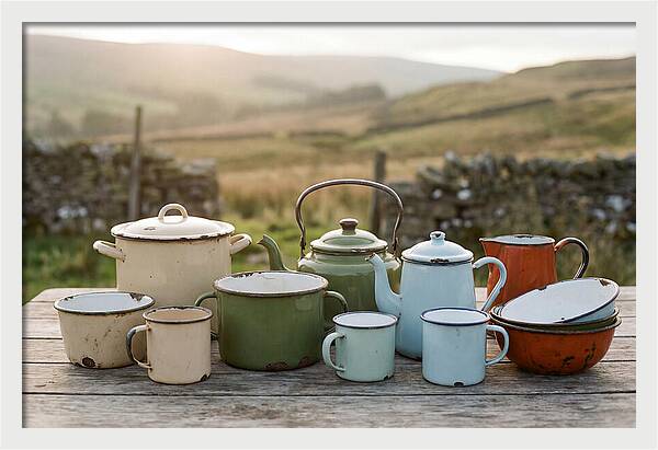 Vintage Enamelware Collection