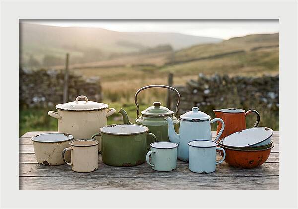 Vintage Enamelware Collection
