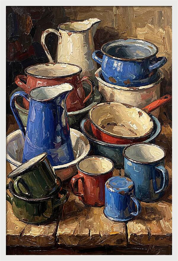 Vintage Enamelware Collection