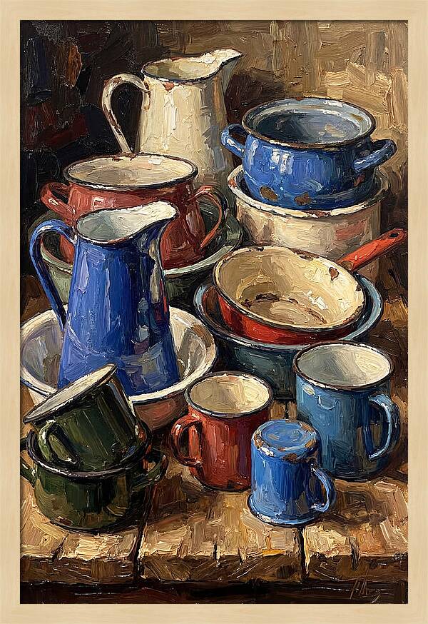 Vintage Enamelware Collection