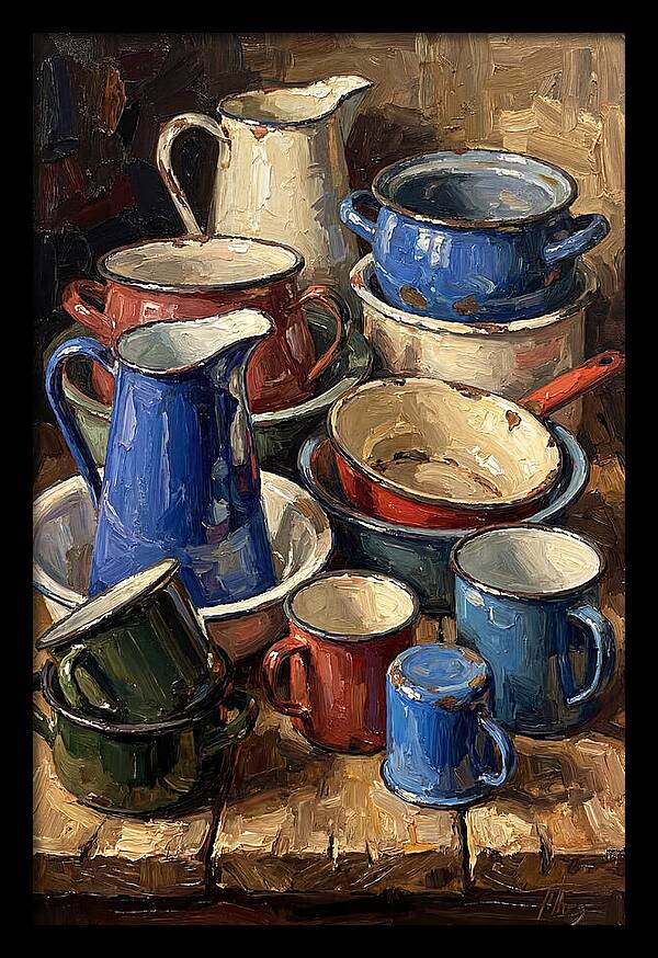 Vintage Enamelware Collection