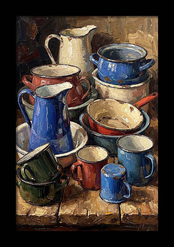 Vintage Enamelware Collection