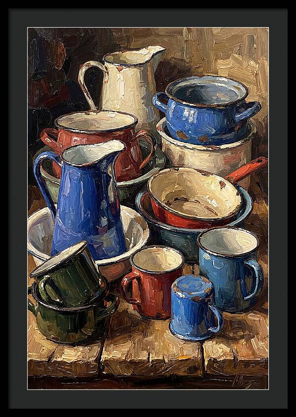 Vintage Enamelware Collection
